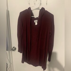 Arizona CO maroon cardigan